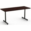 Special-T Table, Black Base, 24inWx60inLx29inH, Espresso SCTKING2460BESP